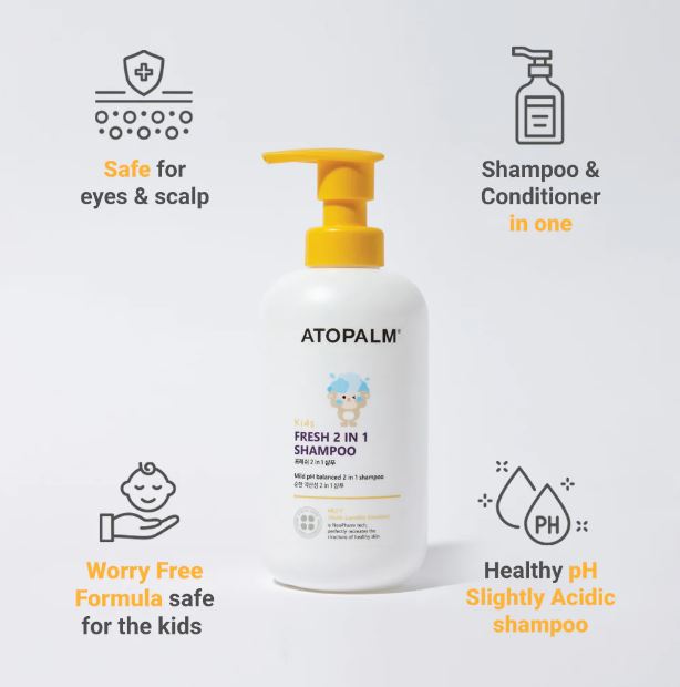 ATOPALM Fresh 2 in 1 Shampoo Kids 460ml