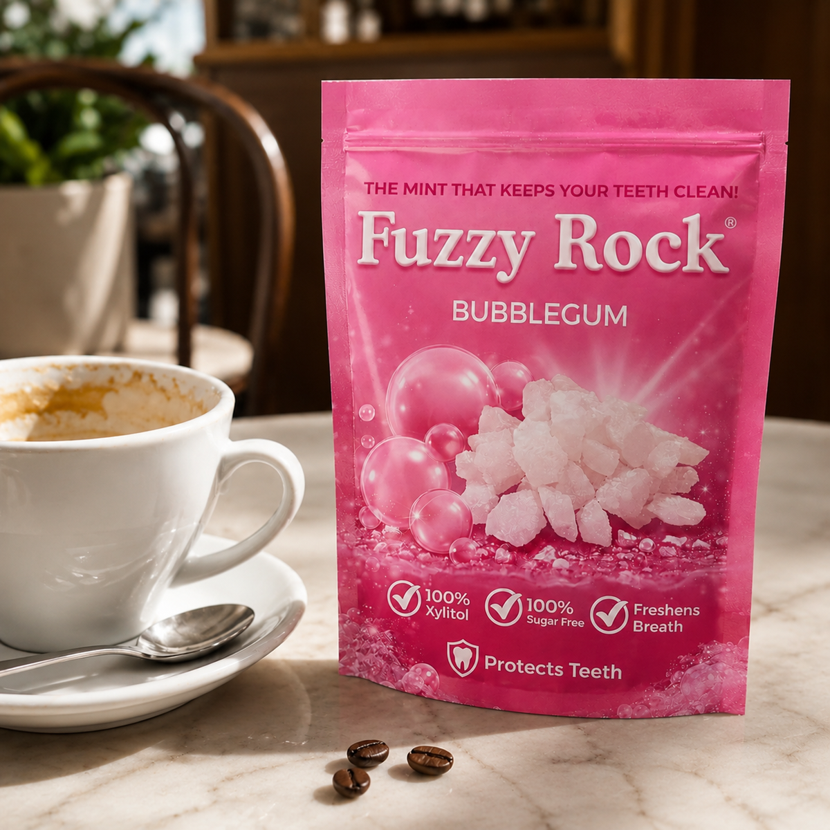 Fuzzy Rock Crystal - Bubblegum