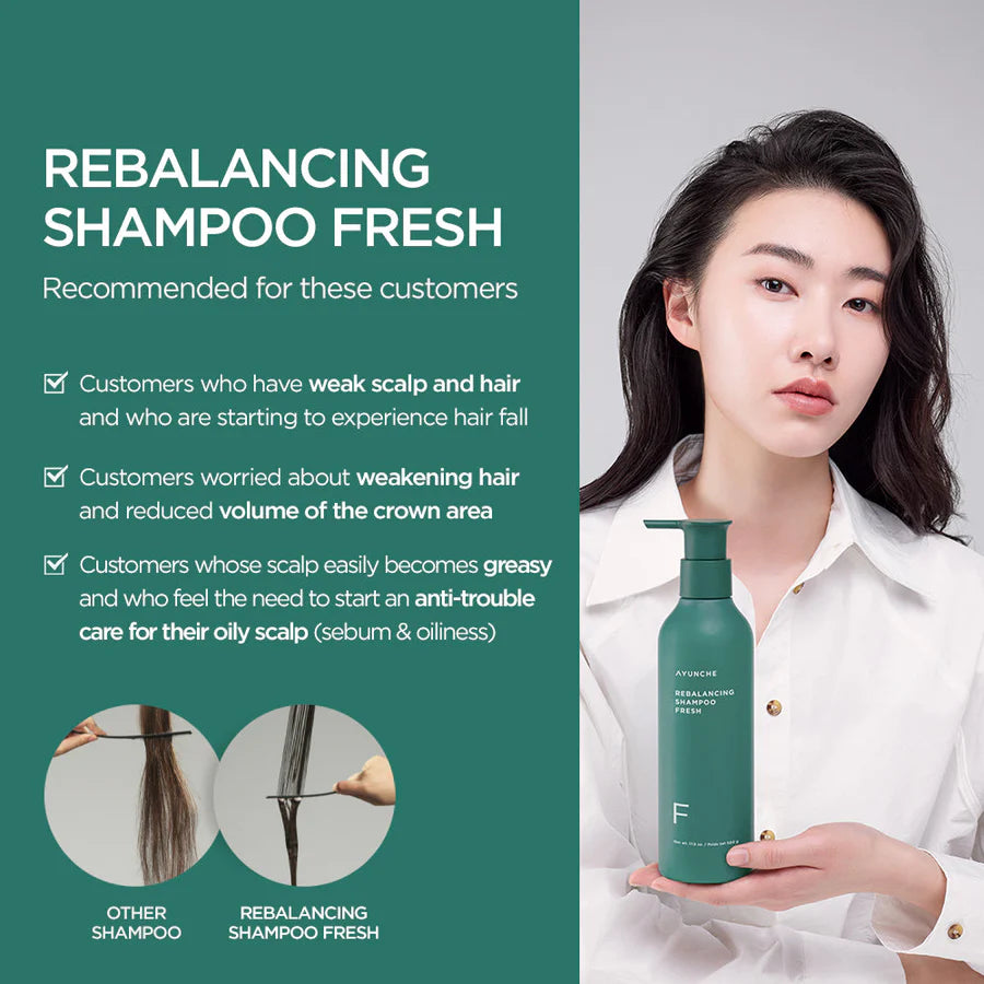 AYUNCHE REBALANCING SHAMPOO FRESH 350g