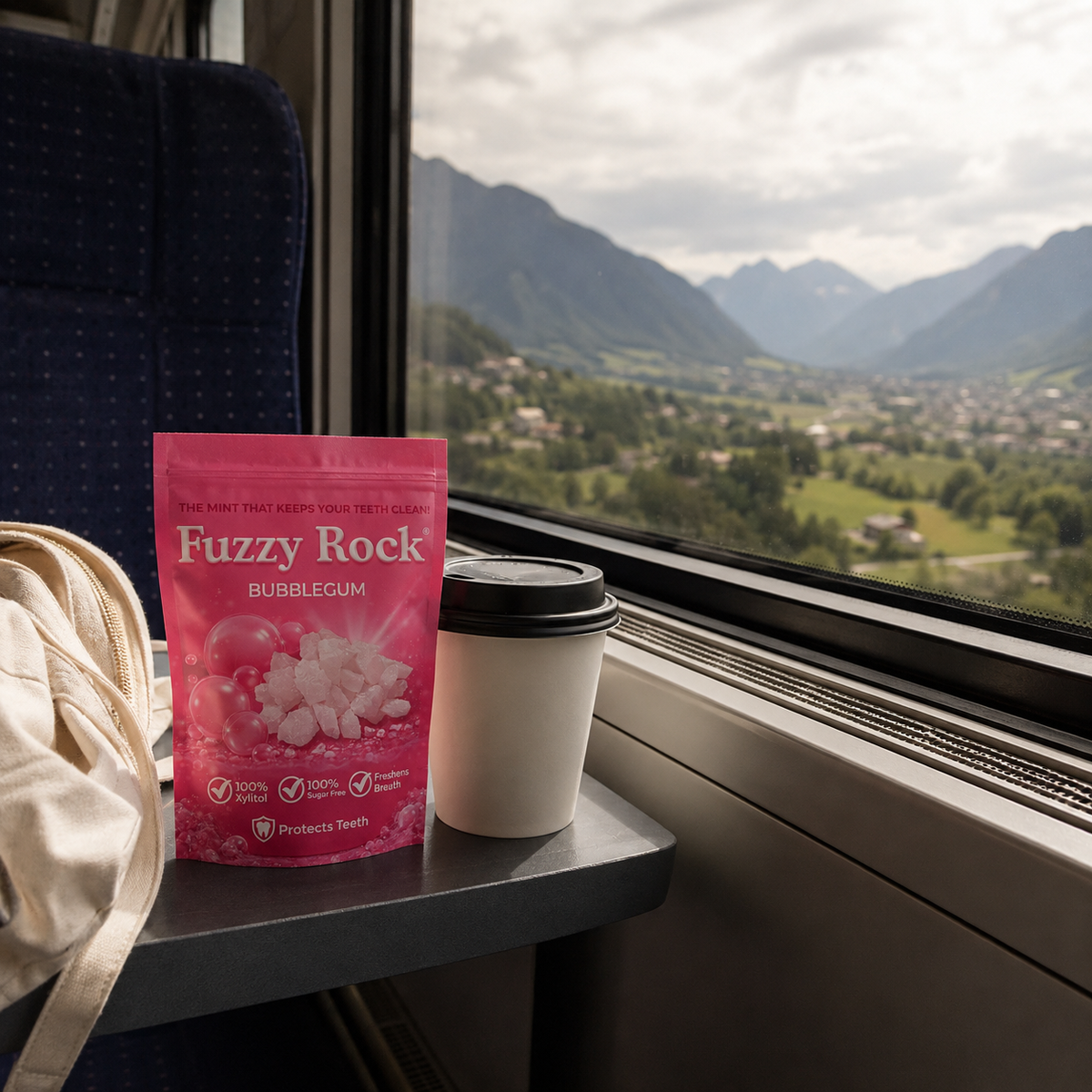 Fuzzy Rock Crystal - Bubblegum