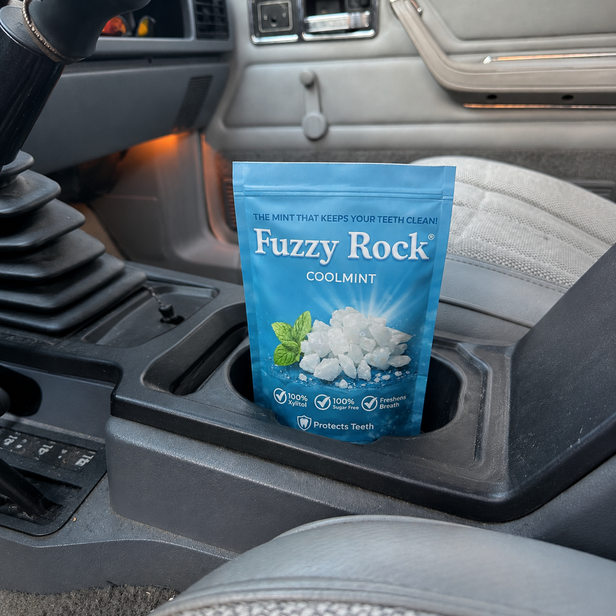 Fuzzy Rock Crystal - Coolmint