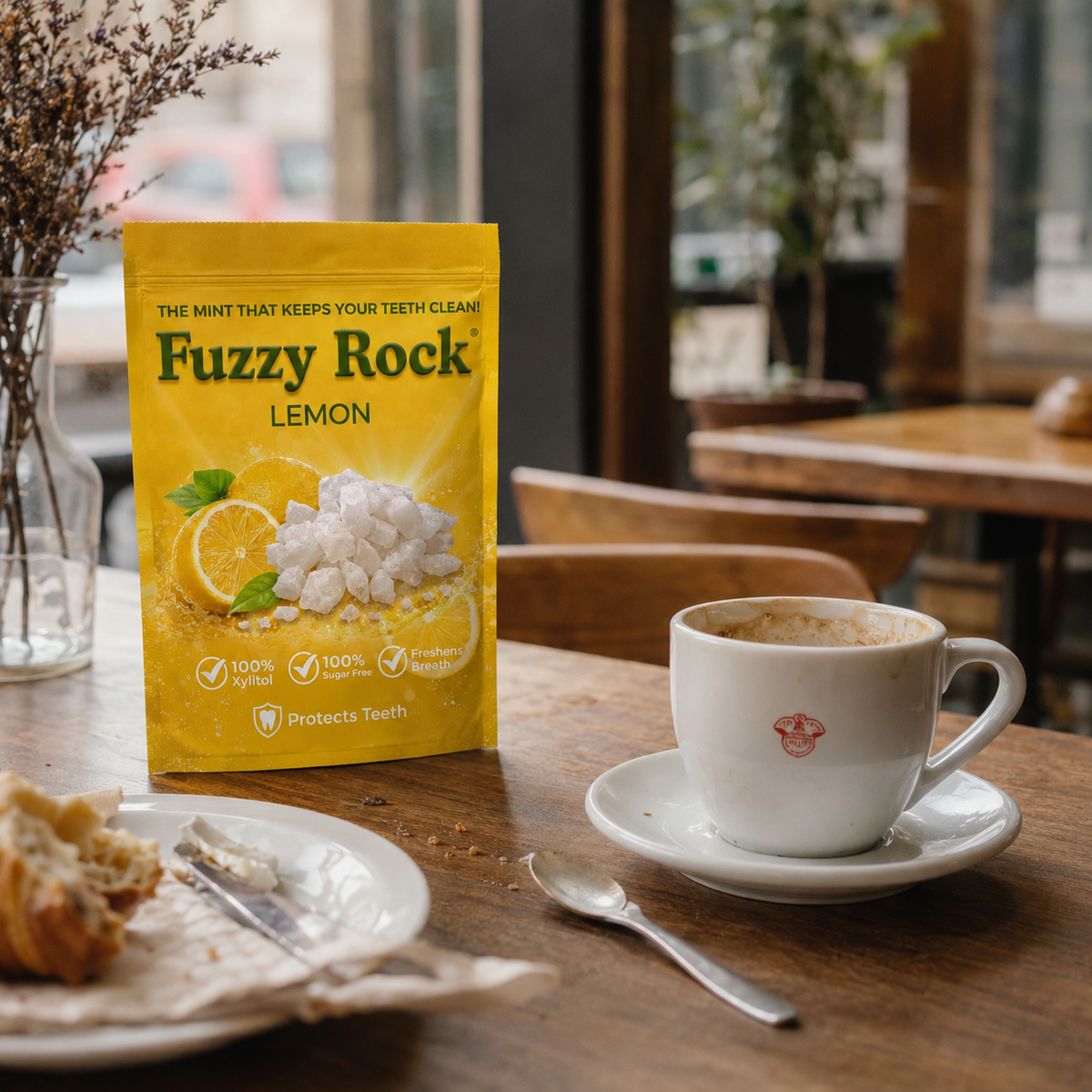 Fuzzy Rock Crystal - Lemon