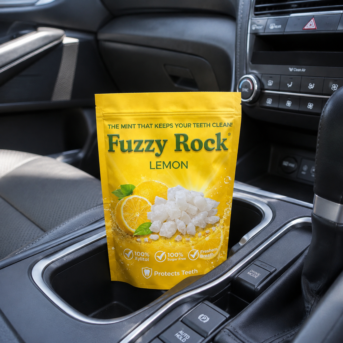 Fuzzy Rock Crystal - Lemon