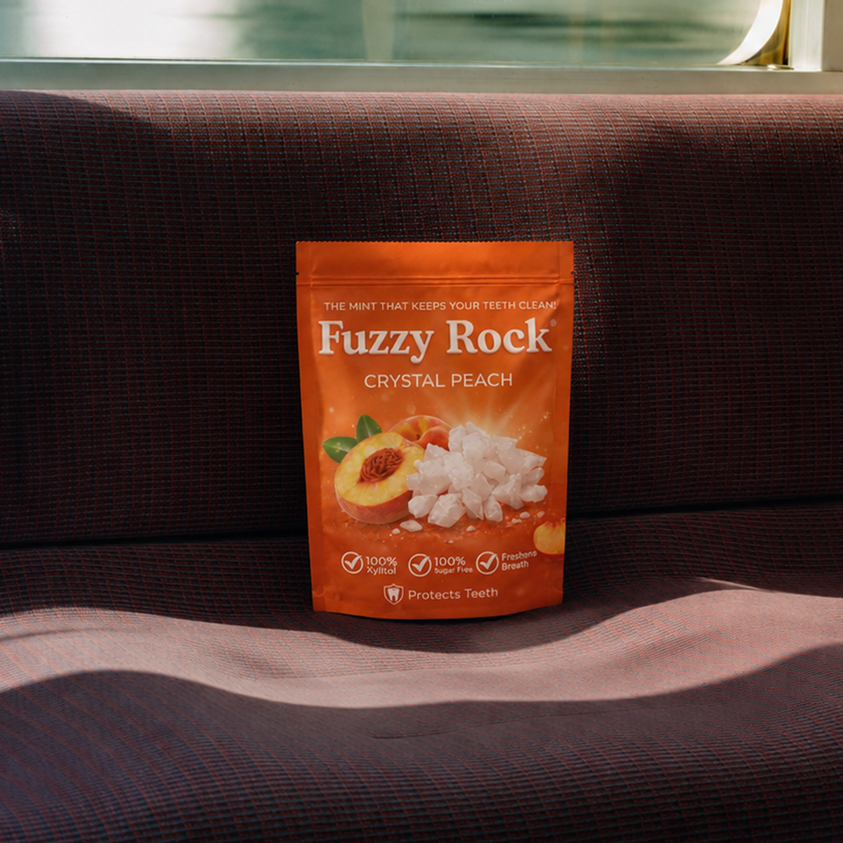 Fuzzy Rock Crystal - Peach