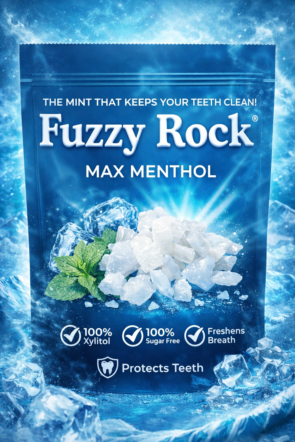 Fuzzy Rock Crystal - Max Menthol